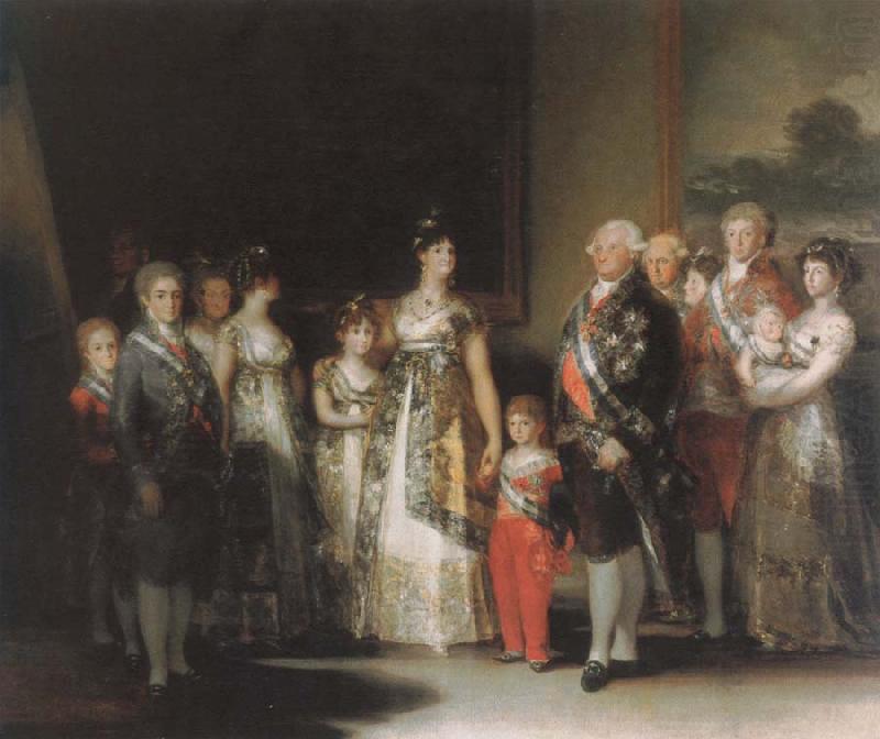family of carlos lv, Francisco Goya